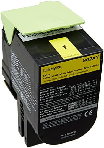 Image of Lexmark 1886321 802XY Extra High Capacity Toner Cartridge - Yellow
