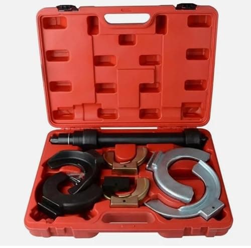 Image of RED STAR Universal Strut Spring Compressor Kit Coil Clamp Macpherson Car Auto Tool Set UK