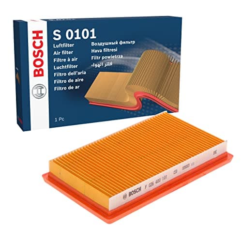 Image of Bosch S0101 Car Air Filter - Separates Particles from the Air Intake - Moisture-resistant plus High Tensile Strength