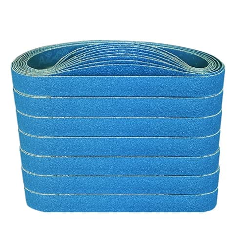 Image of FEIHU Zirconium Corundum Sanding Belts 10 x 330 mm, Each grit 5 x 60/80/100/120/240/320, for Power Sander （30pcs）