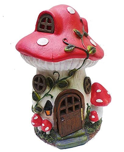 Image of Smart Garden Products 1020986 The Elvedon Collection, Solar Powered Mush-Room House
