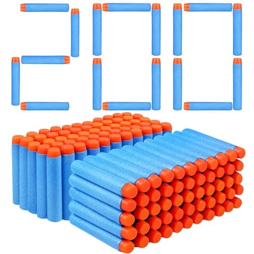 Image of VCOSTORE Refill Darts Foam Bullets for N-Strike Elite, Nerf Gun for Boys Replacement Foam Darts 100 200 400 Pack