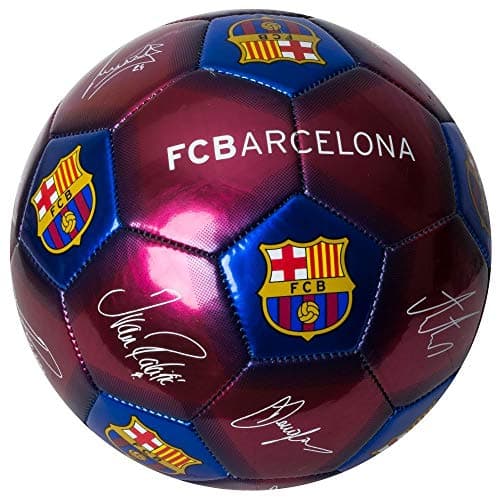 Image of Barcelona Official Signature Football - Multi-Colour