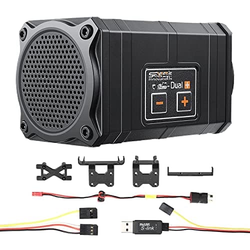 Image of Xximuim DUAL+Engine Sound Simulator, Engine Sound System Simulated Module Set for Axial SCX10/SCX10 II Traxxas TRX4 Axial Wraith