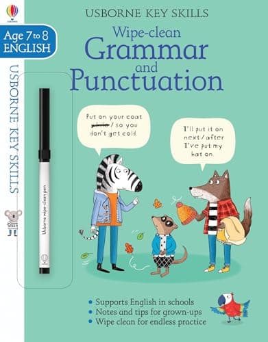 Image of Wipe-clean Grammar & Punctuation 7-8: 1 (Key Skills)