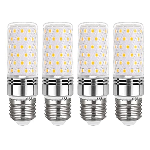 Image of Akynite E27 LED Corn Light Bulb 12W Cool White 6000K, 1450LM, 360° Beam Angle, 230V, Equivalent to 100W E27 Halogen Bulbs, Edison Screw ES LED Corn Lamp, Not Dimmable, Pack of 4