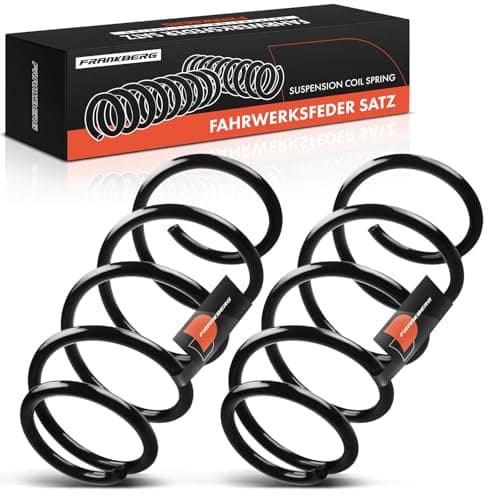 Image of Frankberg 2x Coil Spring Front axle Compatible with Corsa D S07 1.0L 1.2L 1.4L Hatchback 2006-2014 Replace# 93189878