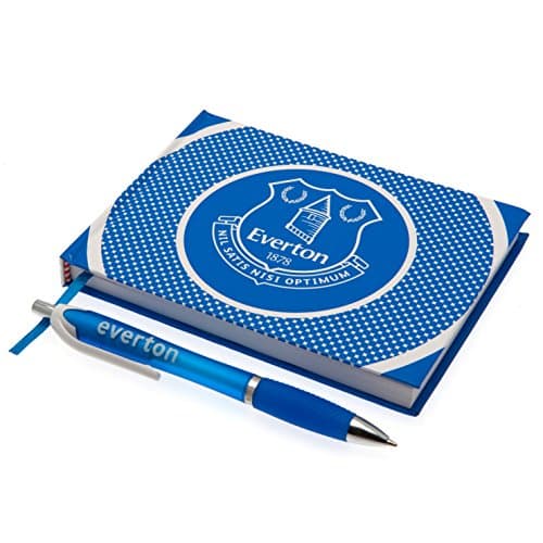 Image of Everton F.C. Autograph Book & Pen - Official Licensed Product - Includes Pen - Approx 14.5cm x 10.5cm - For Kids