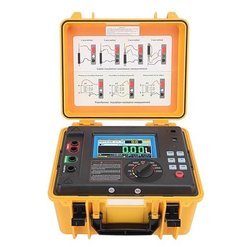 Image of Plyisty Earth Ground Tester Simple Wiring Insulation Tester for Home and Industrial Use (UK Plug)