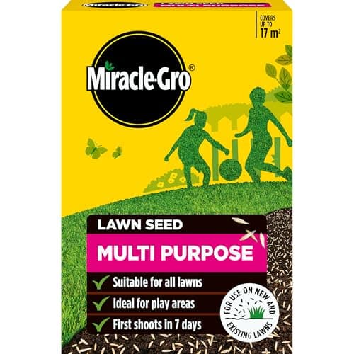 Image of Miracle-Gro Multi Purpose Lawn Seed, Child & Pet Friendly, Coverage 17m2, 500g Box
