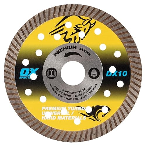 Image of OX Spectrum Premium Diamond Blade - Universal/Hard - 125/22.23mm