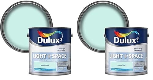 Image of Dulux Light & Space Matt Emulsion Paint - Lagoon Falls - 2.5L (Pack of 2)