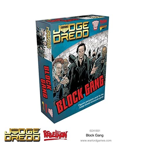 Image of Mega-City Block Gang - Miniatures for Judge Dredd by Warlord Games - Highly Detailed 2000AD Miniatures for Table-top Wargaming