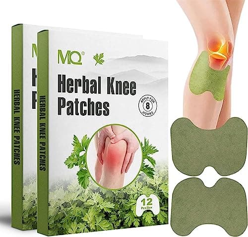 Image of MQ Knee Pain Relief Patch, 24PCS Large Knee Patches Pain Relief Plaster Promote Blood Circulation Heat Patches, Arthritis Pain Relief Patches Pain Relieving for Neck/Knee/Muscles Joints Pain