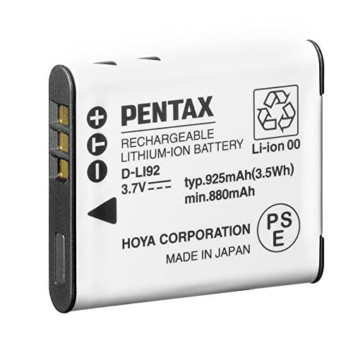 Image of Pentax Spare Battery for Pentax D-LI92 Bridge Camera