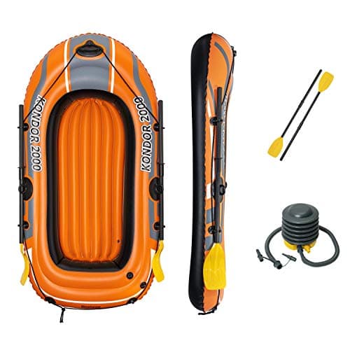 Image of Bestway Kondor 2000 Inflatable Boat set, Rubber raft 1.88m