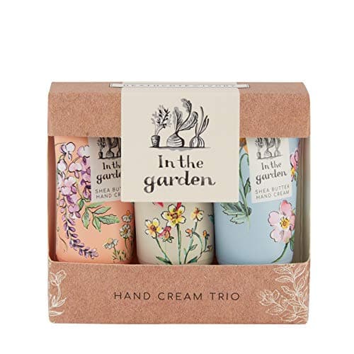 Image of Heathcote & Ivory Hand Cream 3x 30 ml, Shea Butter and Essential Oils, Travel Size, Vegan and Cruelty Friendly, Beauty Gift For Her, In The Garden Collection