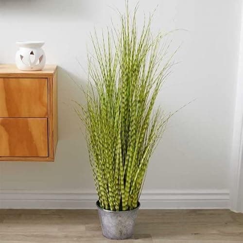 Image of Artificial Zebra Grass 90cm Tall Potted Indoor Plant