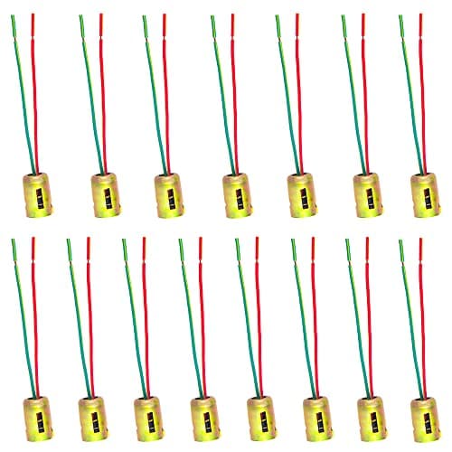 Image of WMYCONGCONG 15 PCS DC 12V 1157 Bulb Socket Holder, Brake Light Socket Replacement for Tail Light, Random Color