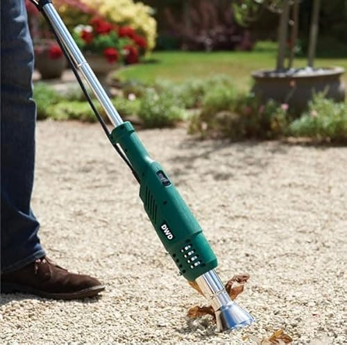 Image of DWD® Electric Garden Weed Burner Wand- 2000W 2 Heat Settings up to 600°c - 2 Nozzles Extension Handle - No Gas Chemical Free 100% Safe BBQ Charcoal Lighter Garden, Patio, Driveway Weeding Tool Torch