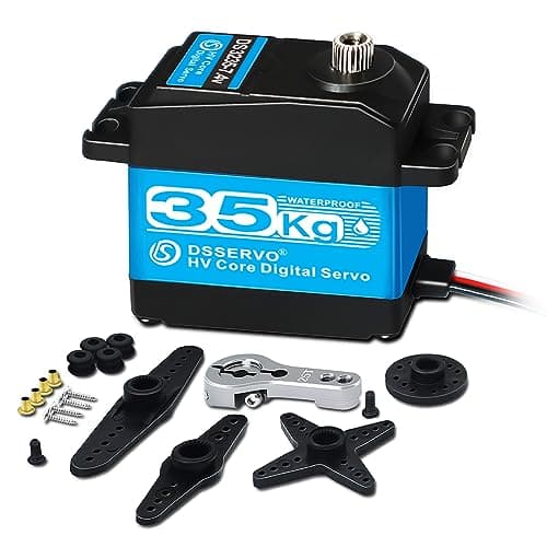 Image of ANNIMOS 35kg RC Digital Servo 7.4v Steering servo Motor 25T Full Metal Gear High Torque High Speed Waterproof for 1/8 1/10 1/12 RC Cars Crawler DIY Robotic - 270 Degree