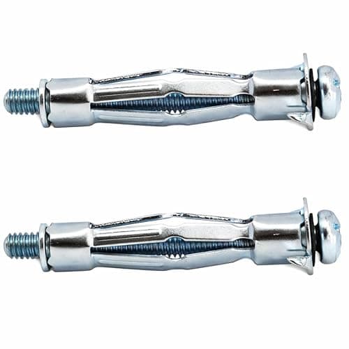 Image of M4 x 32mm Drywall Anchors Plasterboard Cavity Wall Fixings Hollow Wall Anchors Plugs (Pack of 10) A09D