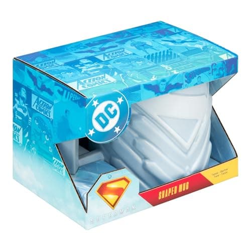 Image of Paladone Superman Fortress of Solitude Shaped Mug, Officially Licensed DC Comics 650ml Ceramic Coffee Cup, Oversized for Tea, Hot Chocolate and More, Superhero Gifts