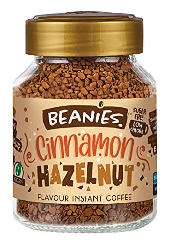 Image of Beanies Cinnamon and Hazelnut Flavoured Instant Coffee 50 g (Pack of 6)