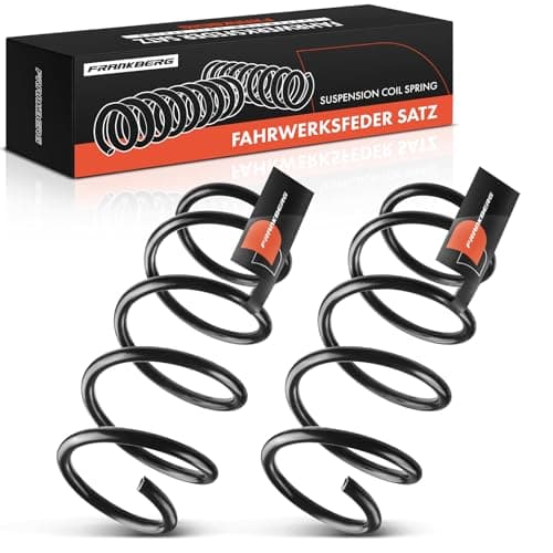 Image of Frankberg 2x Coil Spring Front Compatible with Combo Box/MPV 2001-2011 Combo Tour 2005-2011 Tigra Twintop 2004-2009 Replace# 312111