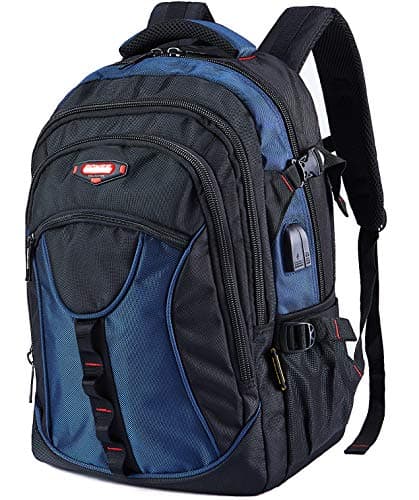 Image of POWER KING Hiking Backpack 30L, Lightweight Casual Backpack for Men Women, Outdoor Travel Daypack for Camping Mountaineering Walking Cycling Climbing Sport, Blue