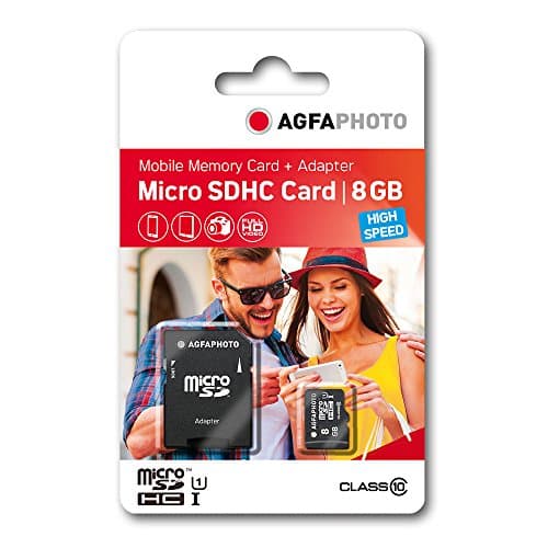 Image of Agfa 10579 Photo Mobile Micro SDHC 8GB C10 UHS-1 High Speed with SD Adapter