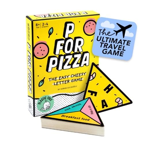 Image of Big Potato P for Pizza – Fast-Paced Word Card Game for Kids, Teens & Adults | Travel-Friendly, Pocket-Sized Family Game for 2–4 Players | Quick, Fun & Easy to Play Anywhere