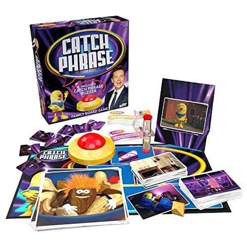 Image of Catchphrase with Stephen Mulhern Official Family Board Game | Say What You See TV Quiz | Guess the Phrases, Race to Win | Party Night Entertainment for Adults & Kids | 2+ Players