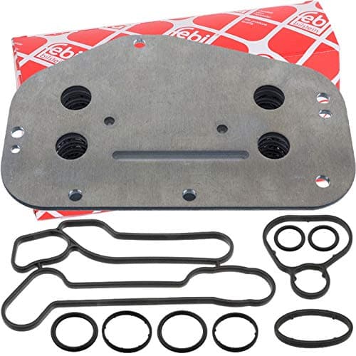 Image of febi bilstein 101406 oil cooler with gasket set, 1 piece