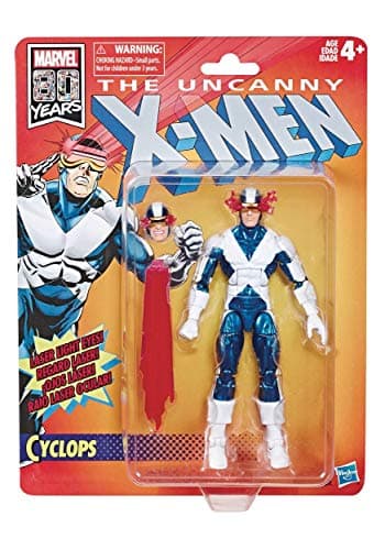 Image of Marvel Retro 6"-Scale Fan Figure Collection Cyclops (X-Men) Action Figure Toy – Super Hero Collectible Series
