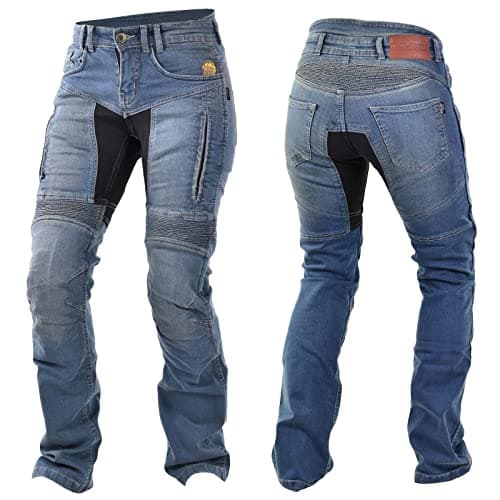 Image of Trilobite Motorcycle Ladies Jeans, Light Blue, Size 26,8999900035085
