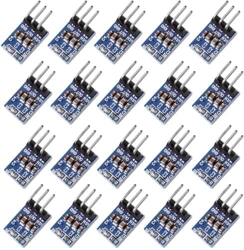Image of RUNCCI-YUN 20pcs 1117-3.3 DC Voltage Regulator Step Down Power Supply Module 4.75V-12V to 3.3V 800Ma