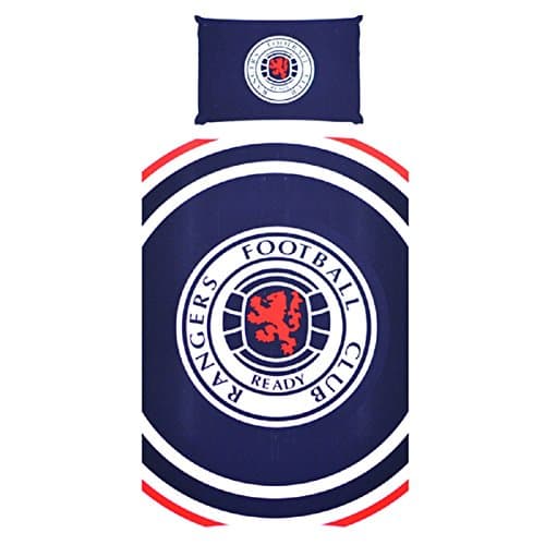 Image of Official Rangers FC 'Pulse' Reversible Single Duvet Quilt Cover Set