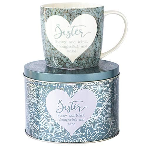 Image of Arora 7055 Said with Sentiment Mug & Tin - Sister, Ceramic Multicolor