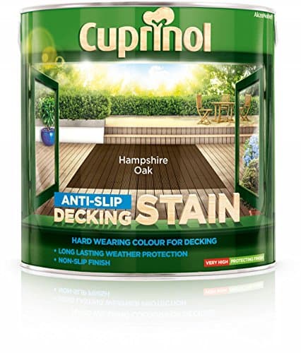 Image of Cuprinol Anti Slip Decking Stain Hampshire Oak 2.5L