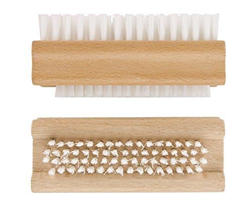 Image of 2 X Double Sided Wooden Nail Brush