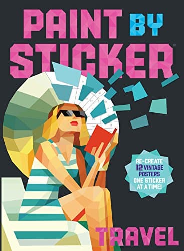 Image of Paint by Sticker: Travel: Re-create 12 Vintage Posters One Sticker at a Time!