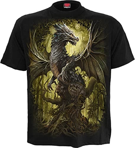 Image of Spiral - Oak Dragon - T-Shirt Black - 3XL