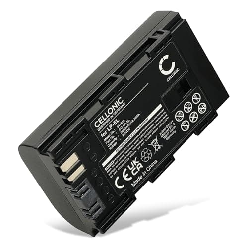 Image of CELLONIC, Battery for Flashlight compatible with Canon DS401231, Speedlite EL-5, Speedlite EL‑1 (2600mAh, 7.2V) Replacement battery LP-EL