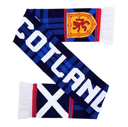 Image of Euroscarves National Football High-Definition HD Knit Scarf (Scotland)