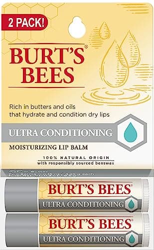 Image of Burts Bees Ultra Conditioning Lip Balm Twin Pack For Unisex 2 x 0.15 oz Lip Balm