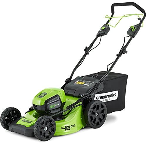Image of Greenworks GD60LM46 60v Cordless Self Propelled Rotary Lawnmower 460mm No Batteries