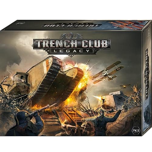 Image of PKB Games Trench Club Legacy: Board Game - Strategy, Post-Apocalyptic - 1-5 Players - Ages 12+