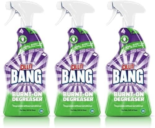 Image of Cillit Bang Burnt On Degreaser l Removes Food Stains, Dirt & Grease l Size: 750ml (3 x 750ml)