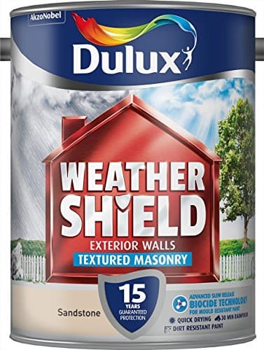Image of Dulux Weathershield Textured Masonry Paint - Sandstone - 5L